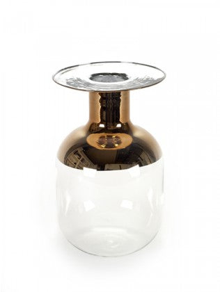 BOTELLA CRISTAL ORO
